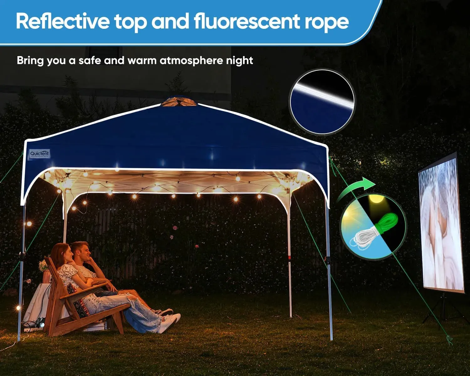 10' x 10' Pop up Canopy Tent Easy One Person Set up