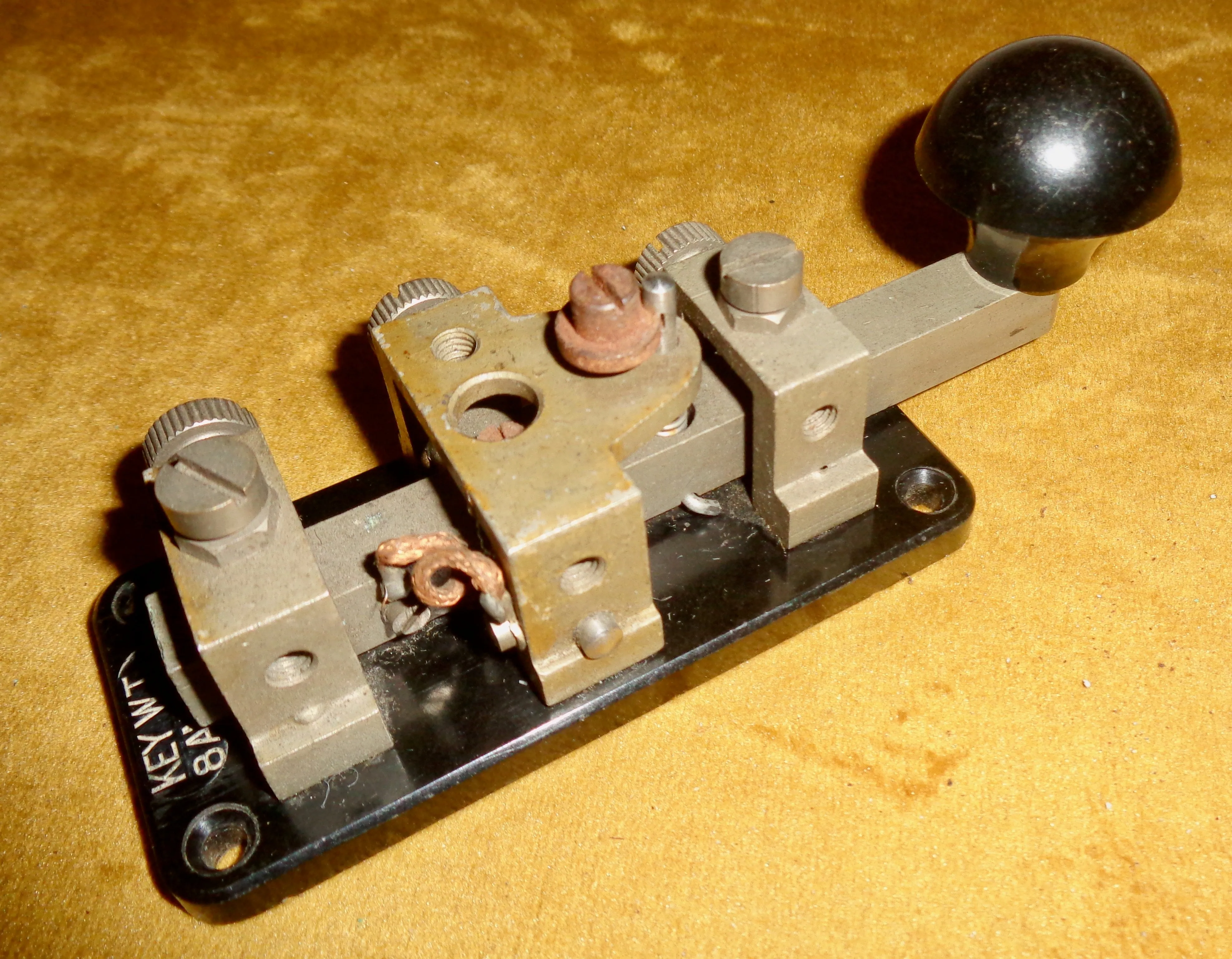 1940 TMC Group 1 No.2 Key WT 8 Amp WW2 Military Morse Key ZA4511