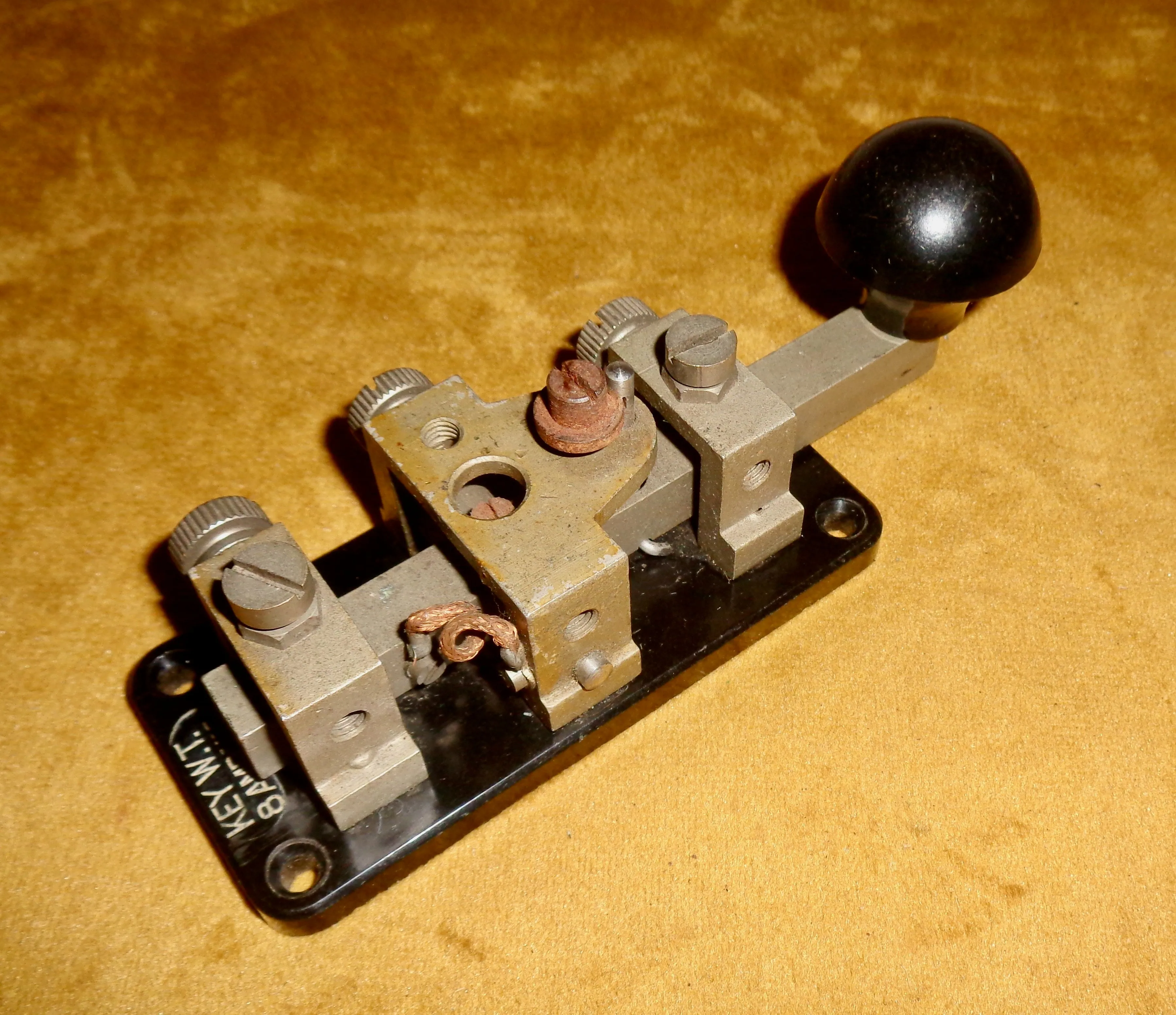 1940 TMC Group 1 No.2 Key WT 8 Amp WW2 Military Morse Key ZA4511