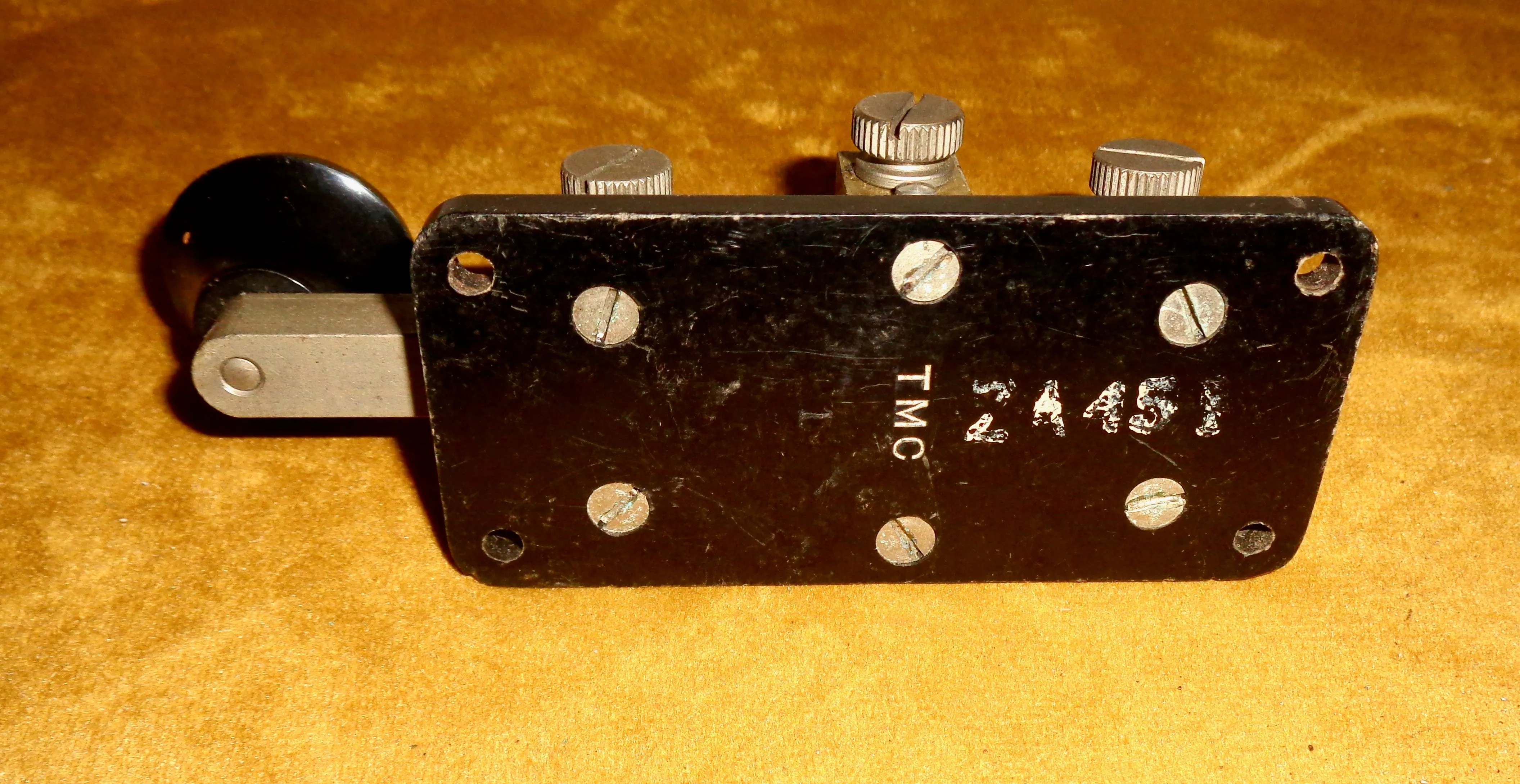 1940 TMC Group 1 No.2 Key WT 8 Amp WW2 Military Morse Key ZA4511