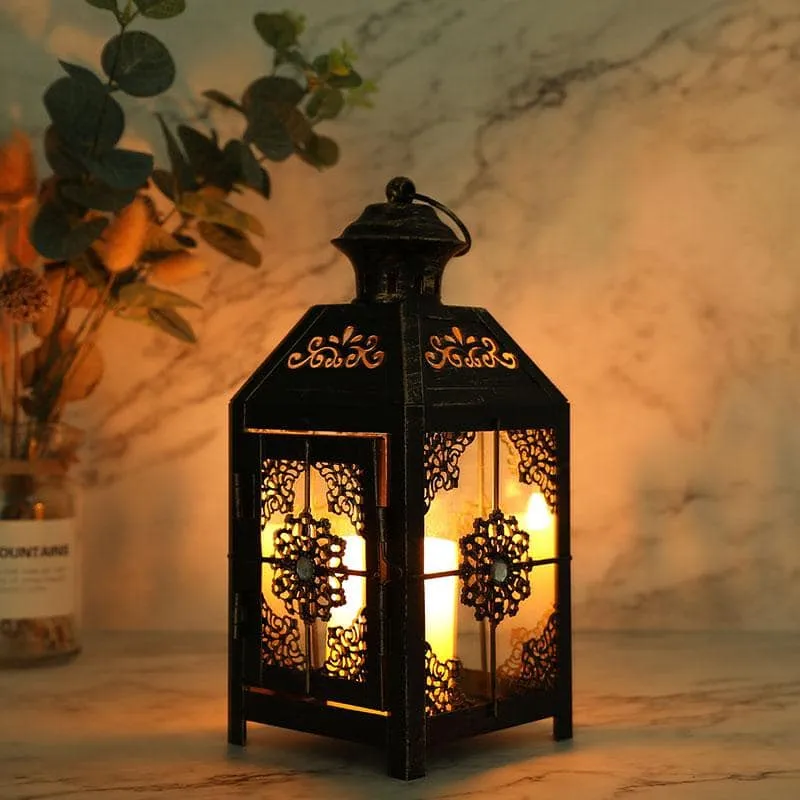 9.5" High Decorative Candle Lantern