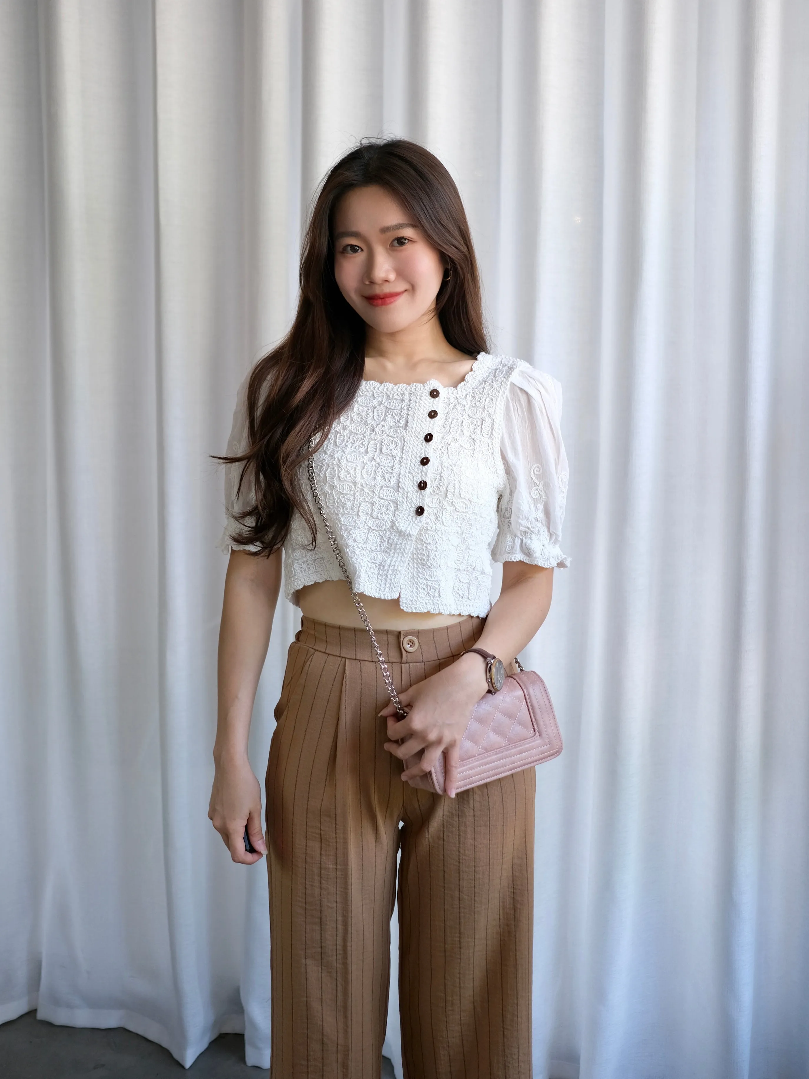 ACEWIN Basic Stripe Culottes (Free Size) 501748