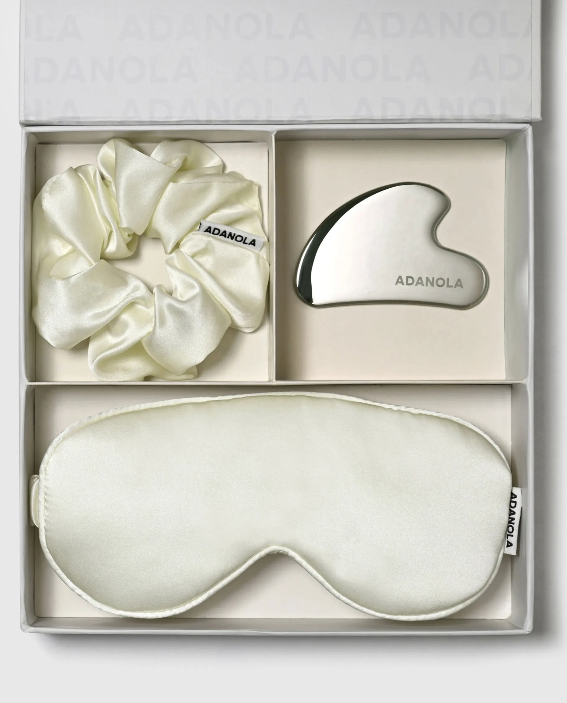 Adanola Silk Gift Box Set - Marshmallow White