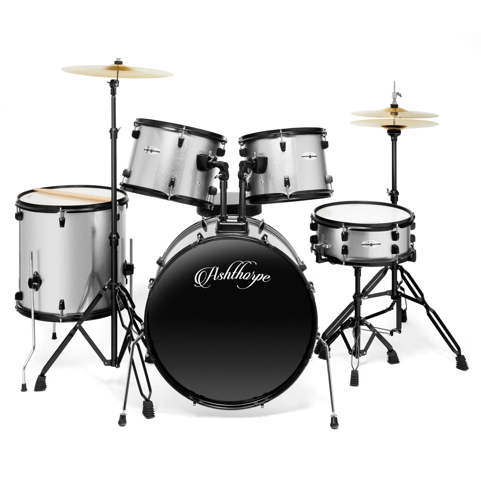 Adult 5-Piece Drum Set with Remo Heads