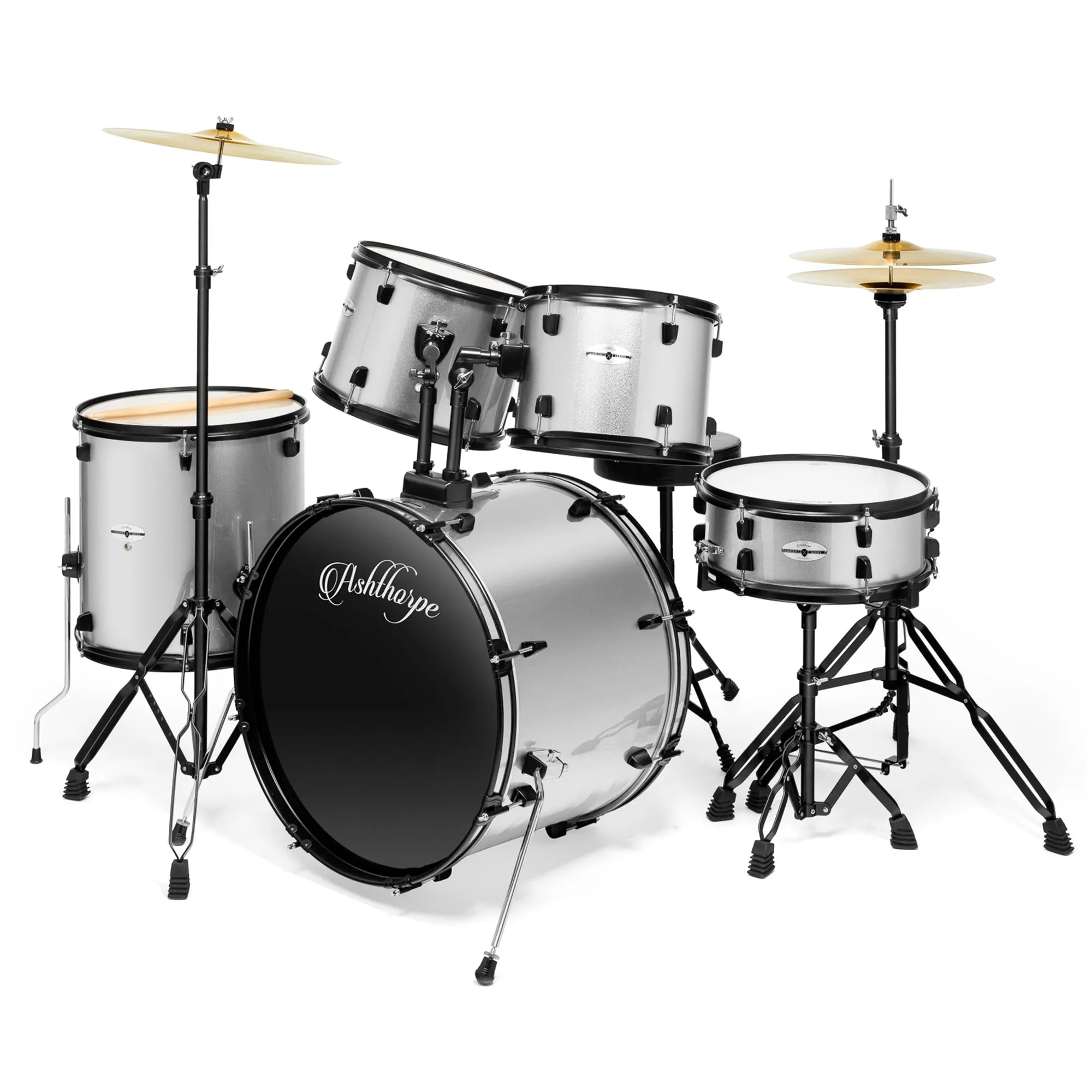 Adult 5-Piece Drum Set with Remo Heads