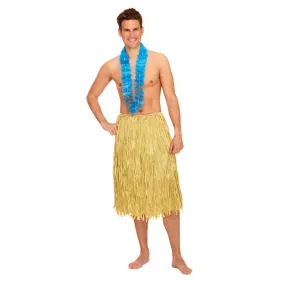 ADULT XL NATURAL GRASS SKIRT 28 X 42IN