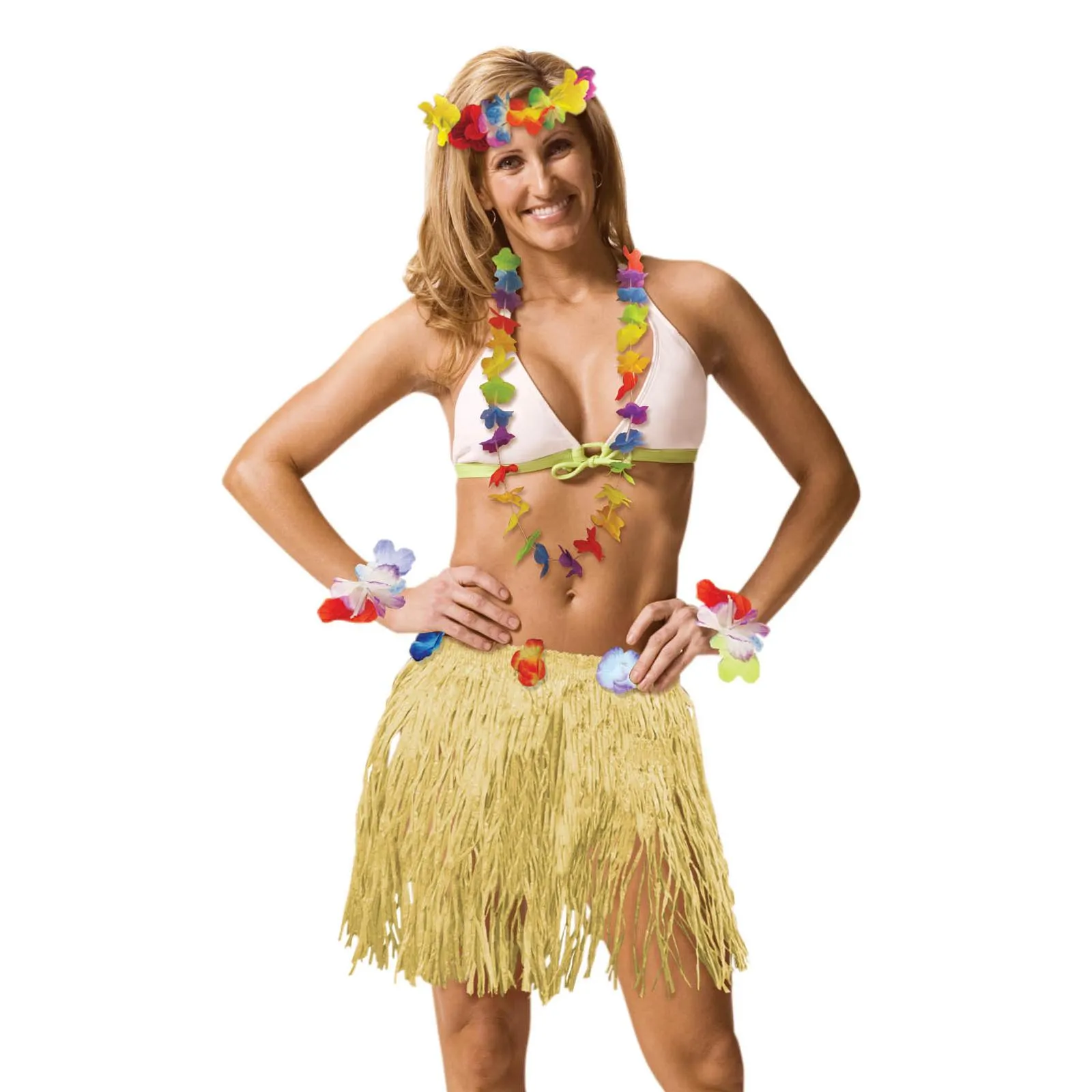 Adult XL Plastic Luau Skirt Adult XL 18 x 42in