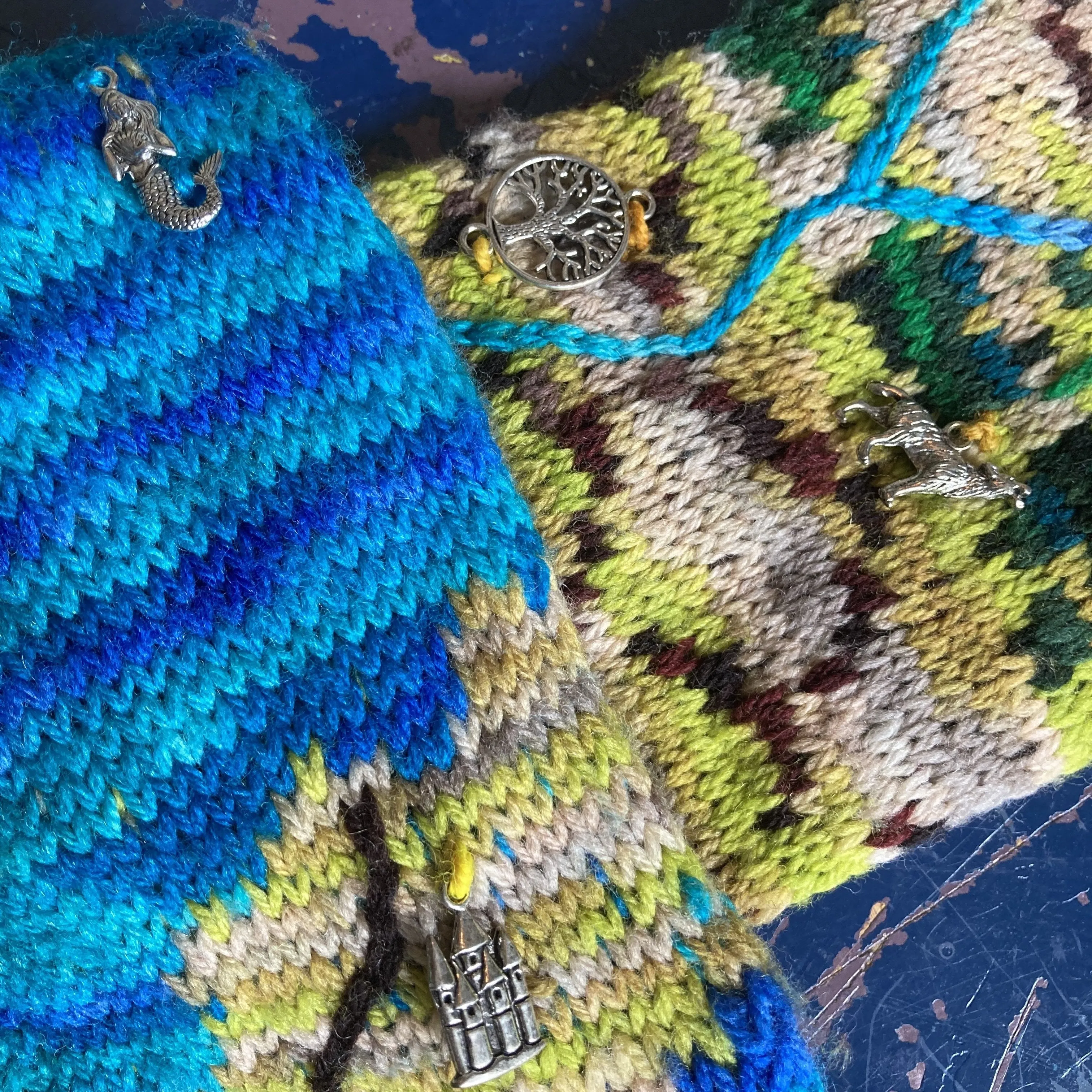 Adventure Yarn Heroes' Quest Map Scarf Kit