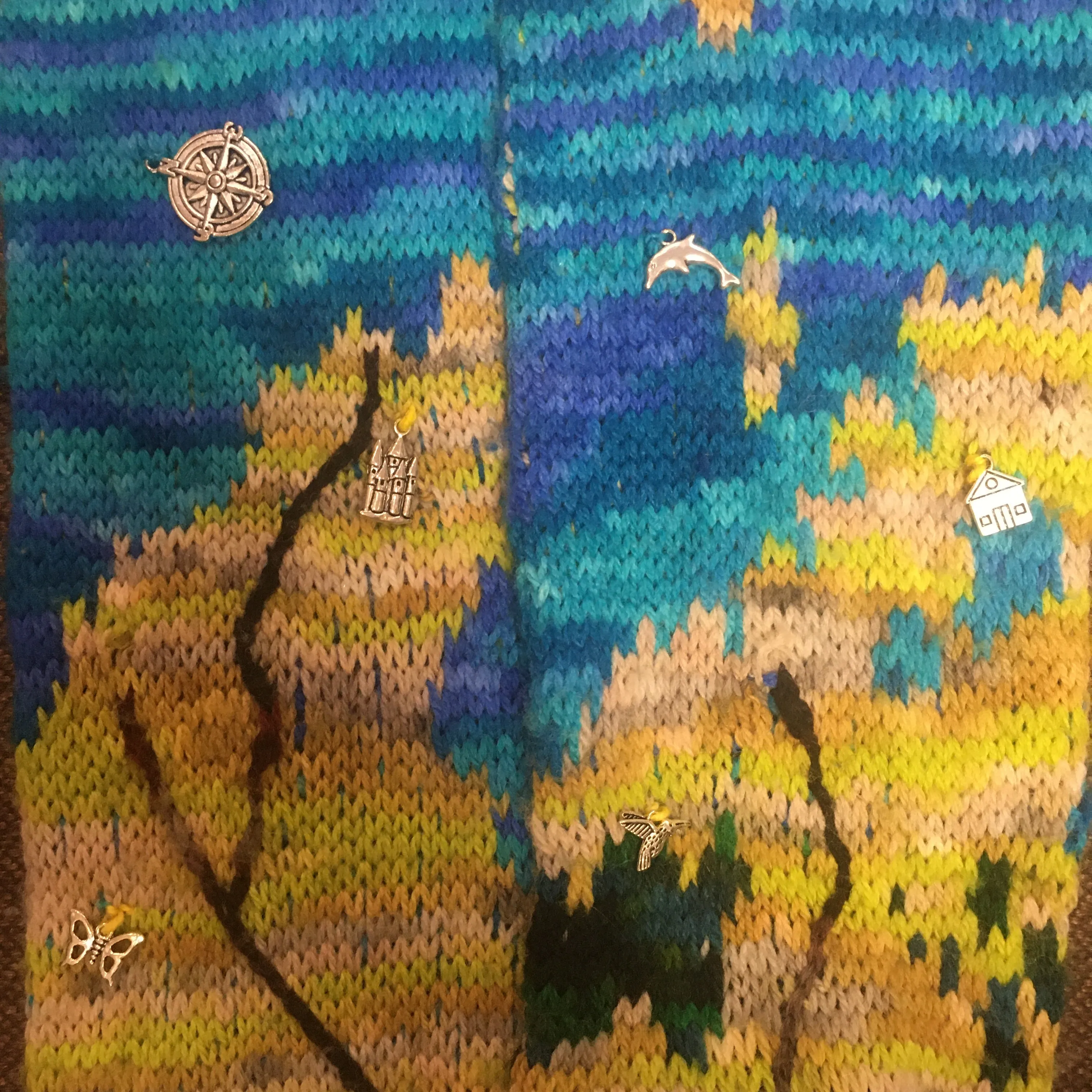 Adventure Yarn Heroes' Quest Map Scarf Kit