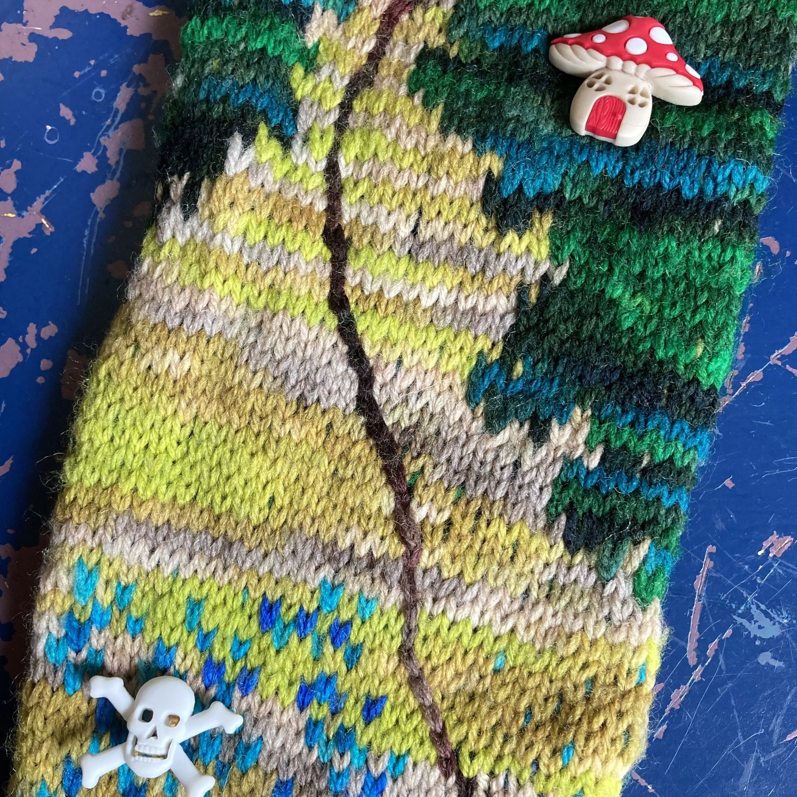 Adventure Yarn Heroes' Quest Map Scarf Kit