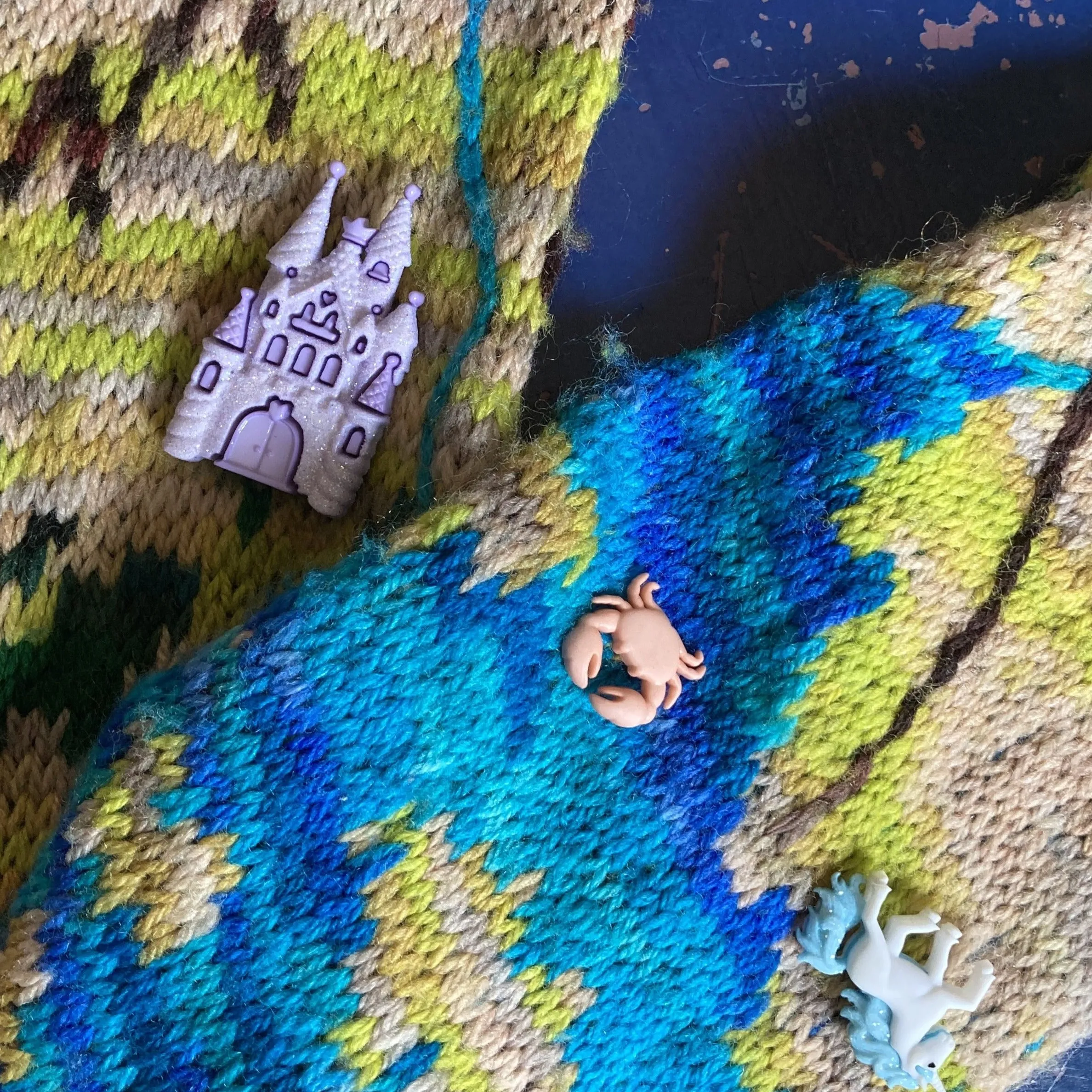 Adventure Yarn Heroes' Quest Map Scarf Kit