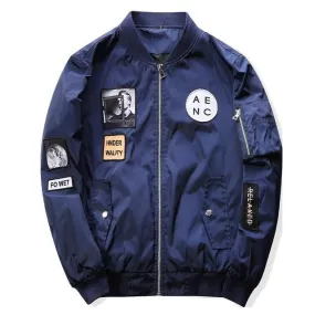 AENC Lettering Hype Bomber Jacket