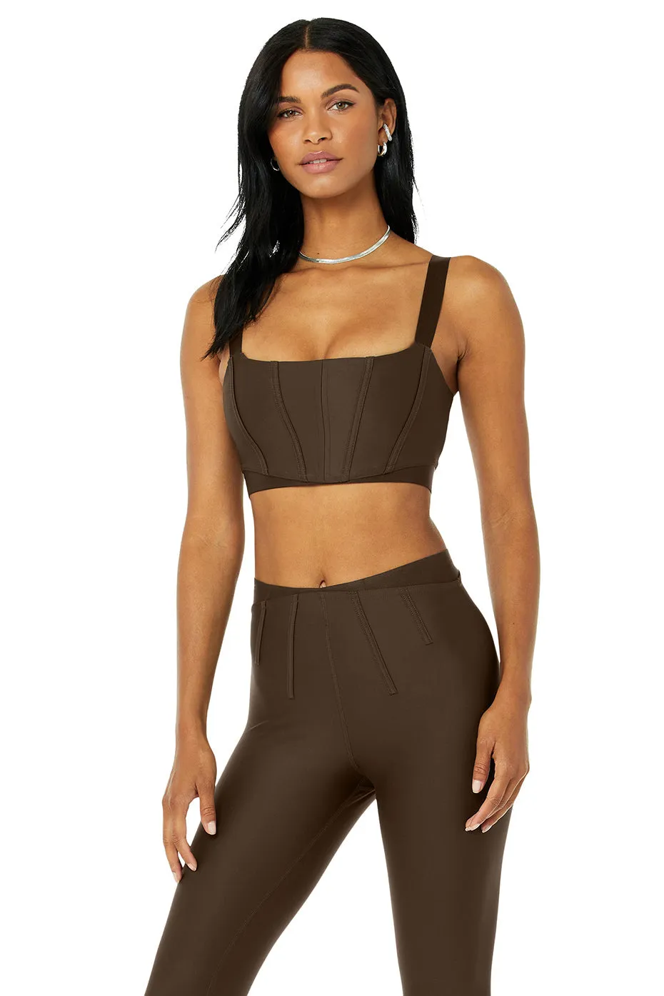 Airlift Corset Bra - Espresso