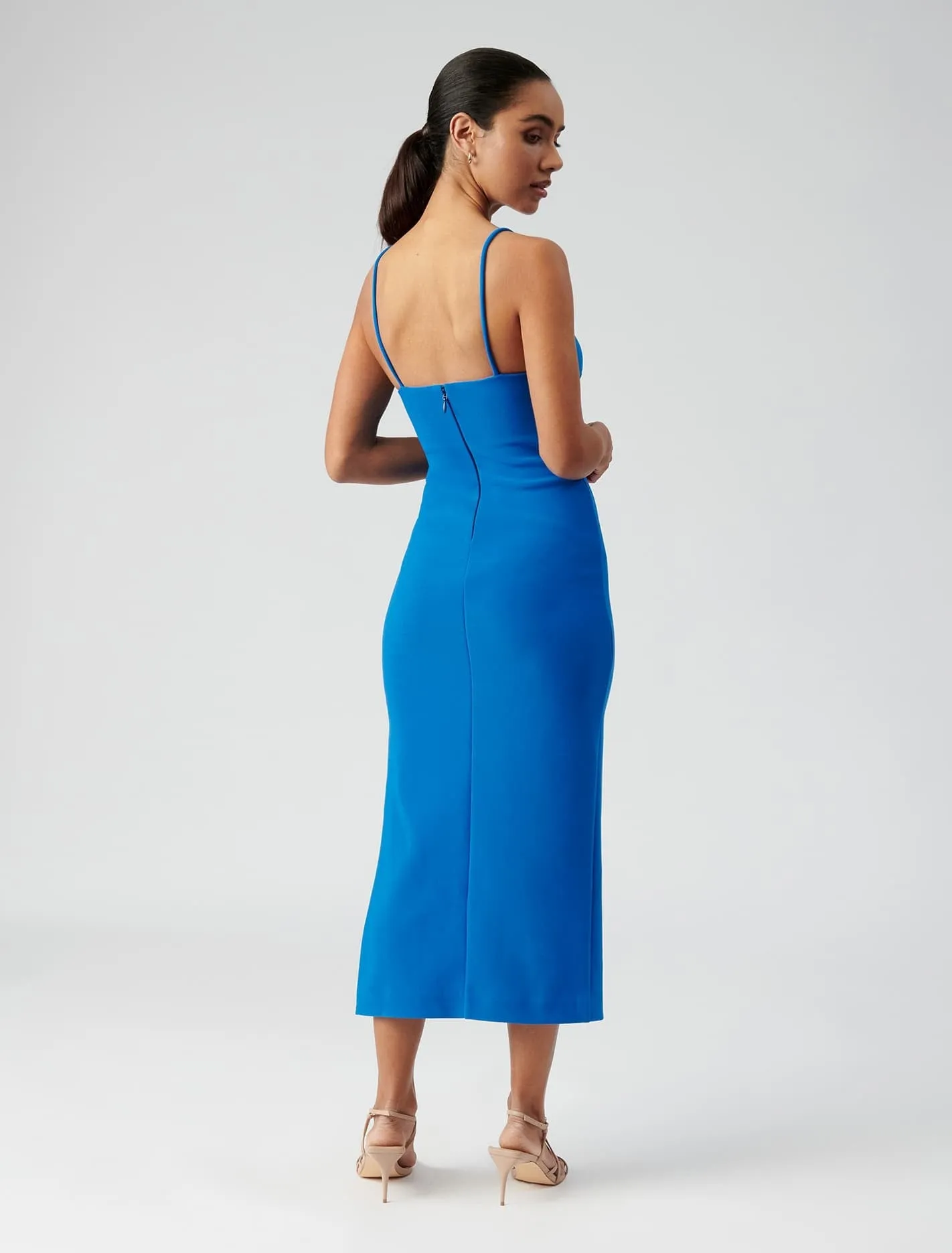 Alisandra Side Split Midi Dress