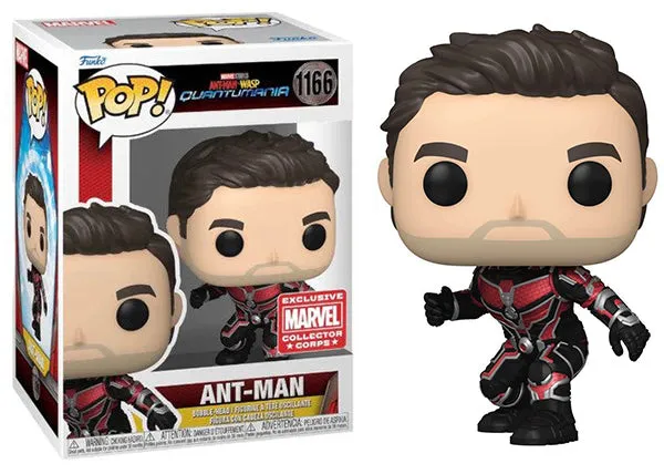 Ant-Man (Unmasked Action Pose, Ant-Man and The Wasp Quantumania) 1166 - Marvel Collectors Corps Exclusive [Damaged: 7.5/10]