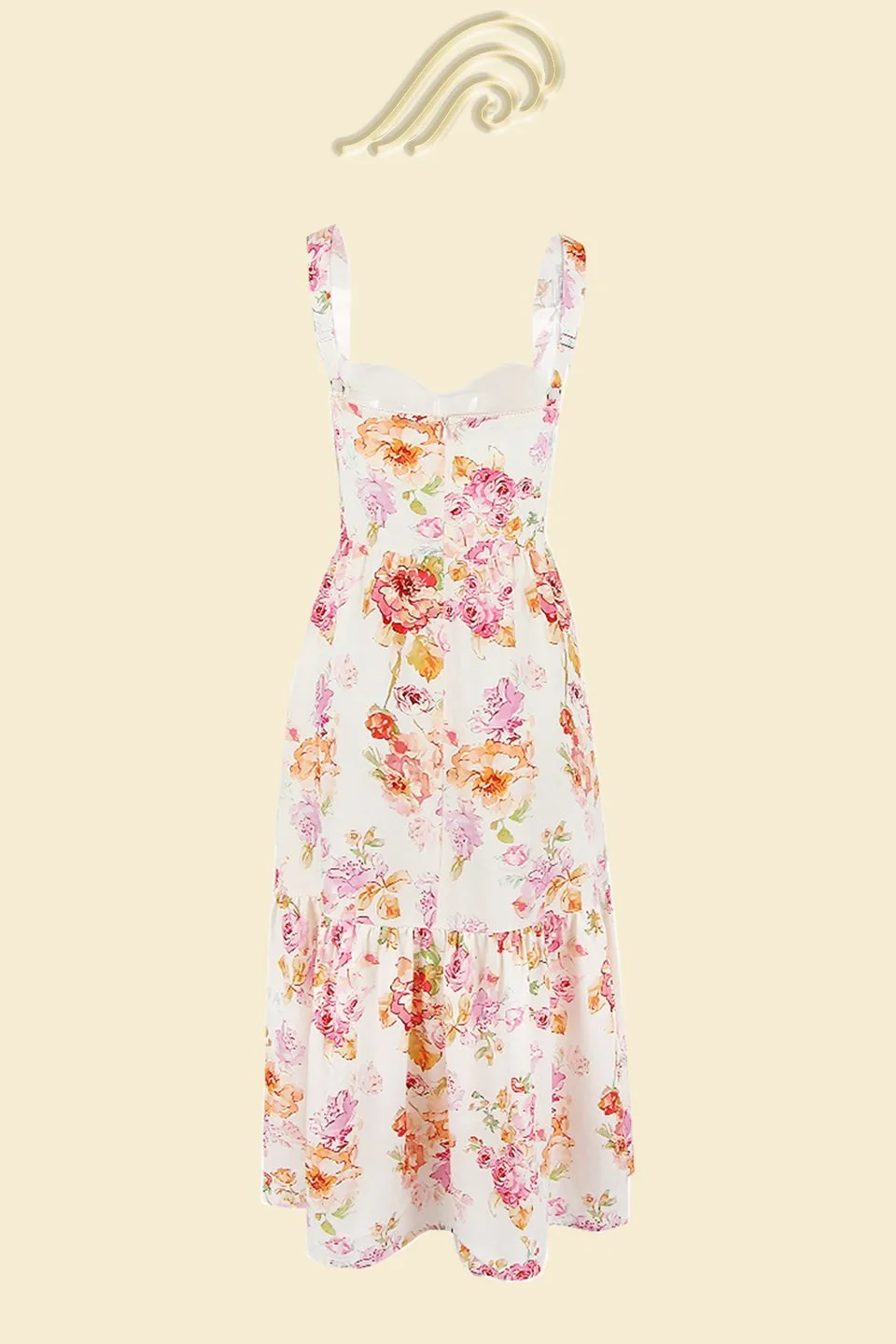 Antoinette - Printed Flared Midi Dress