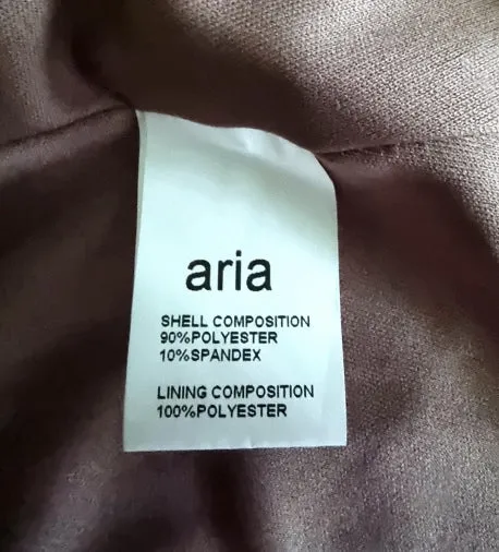 Aria Women's Tan Suedette Skirt UK 16 US 12 EU 44