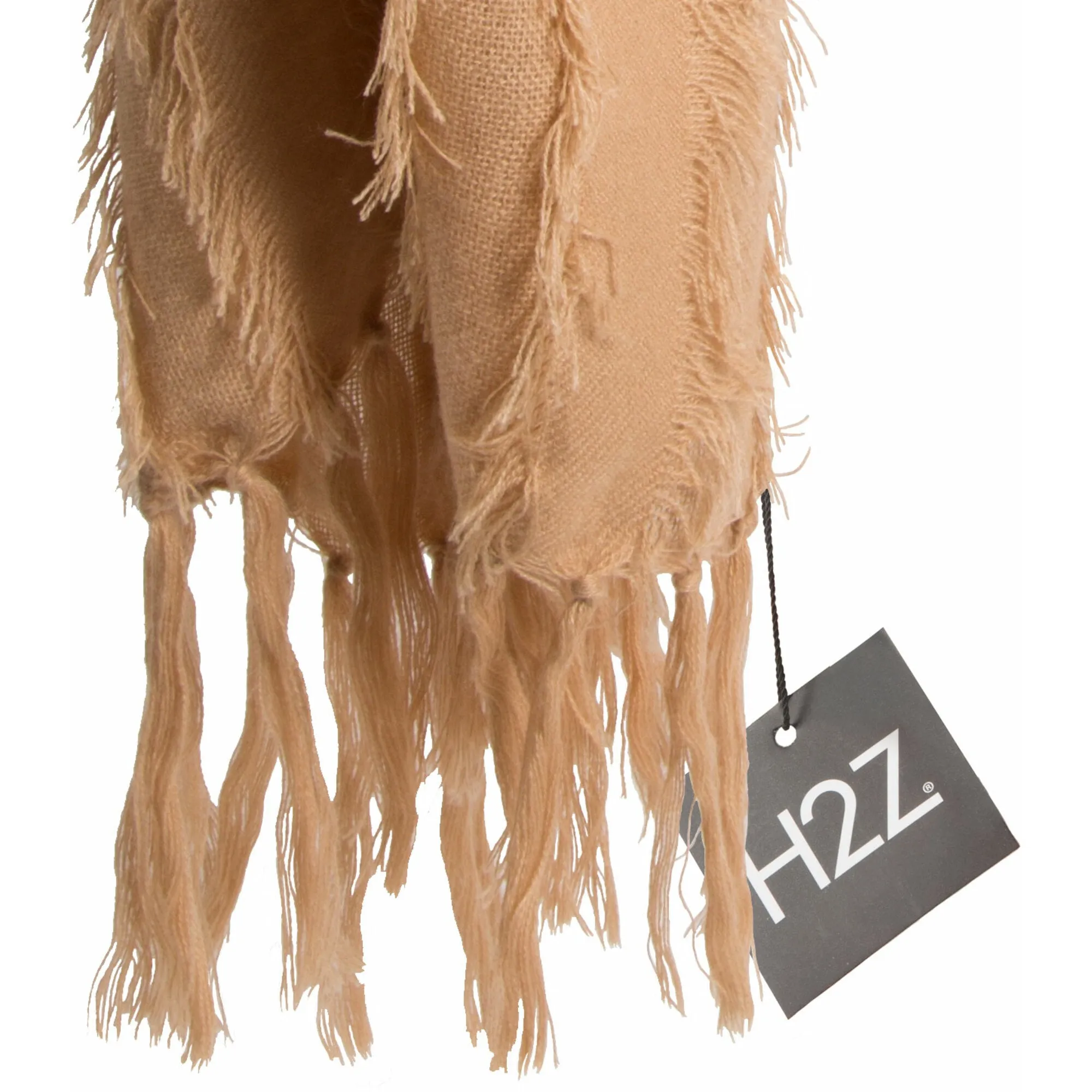 Army Oversized Frayed Scarf