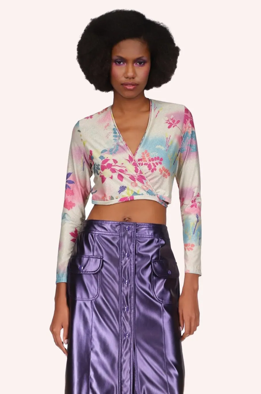 Atlantis Garden Wrap Top