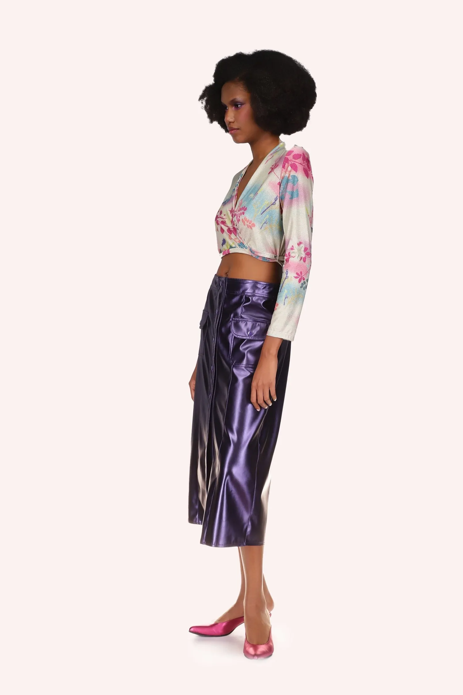 Atlantis Garden Wrap Top