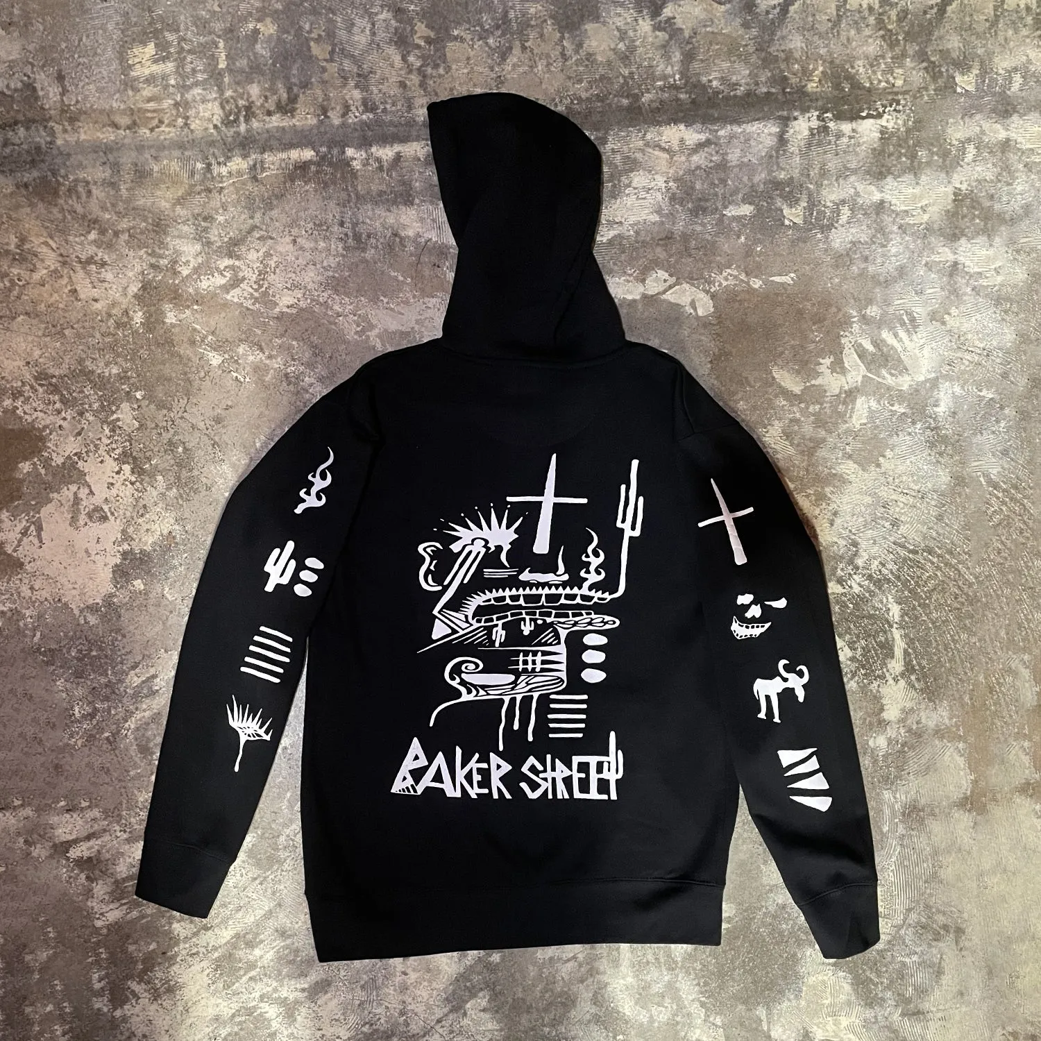 Baker Street x dal0n Hoodie | Black