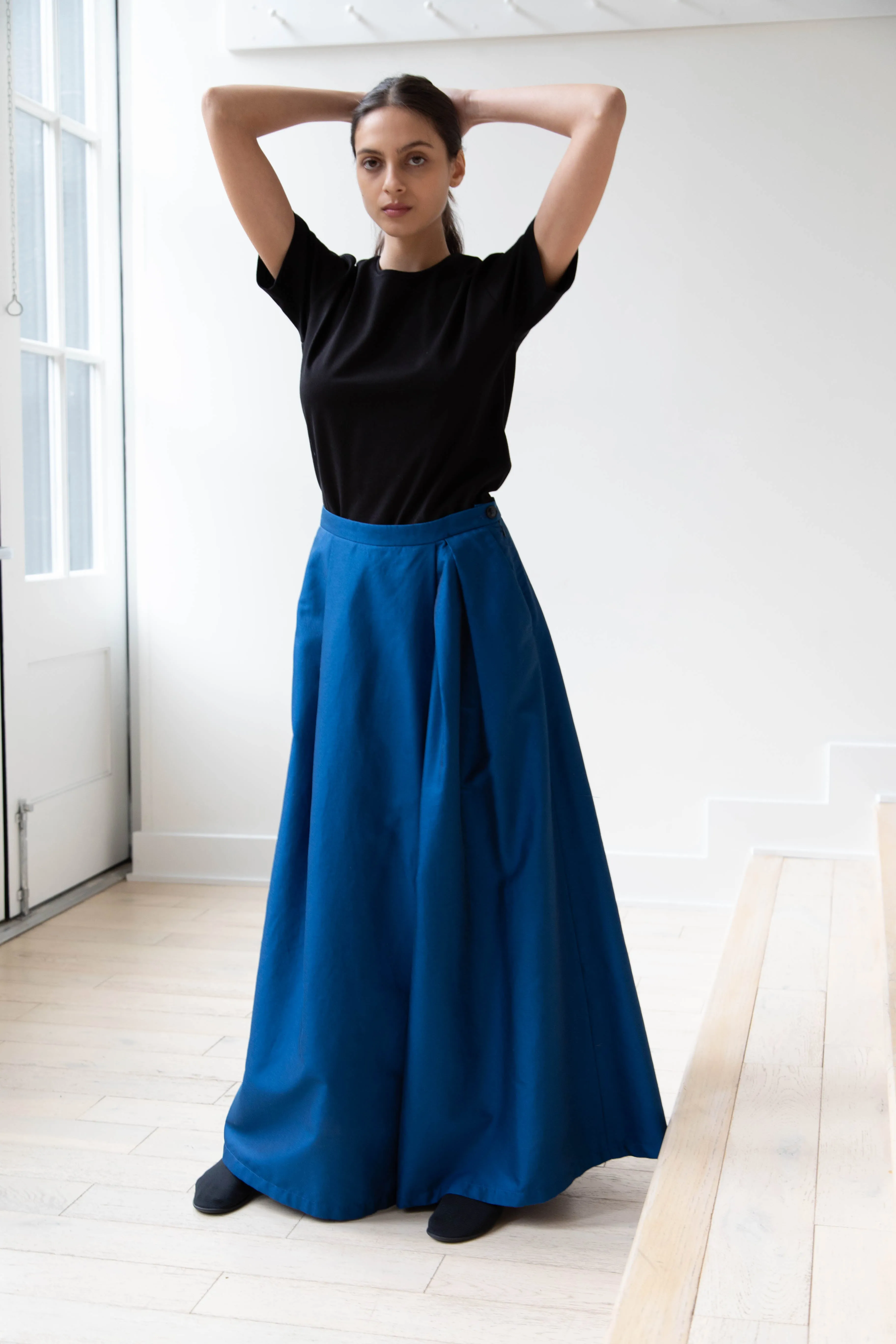 Barena Venezia | Cantú Skirt-Pant in Victoria Blue