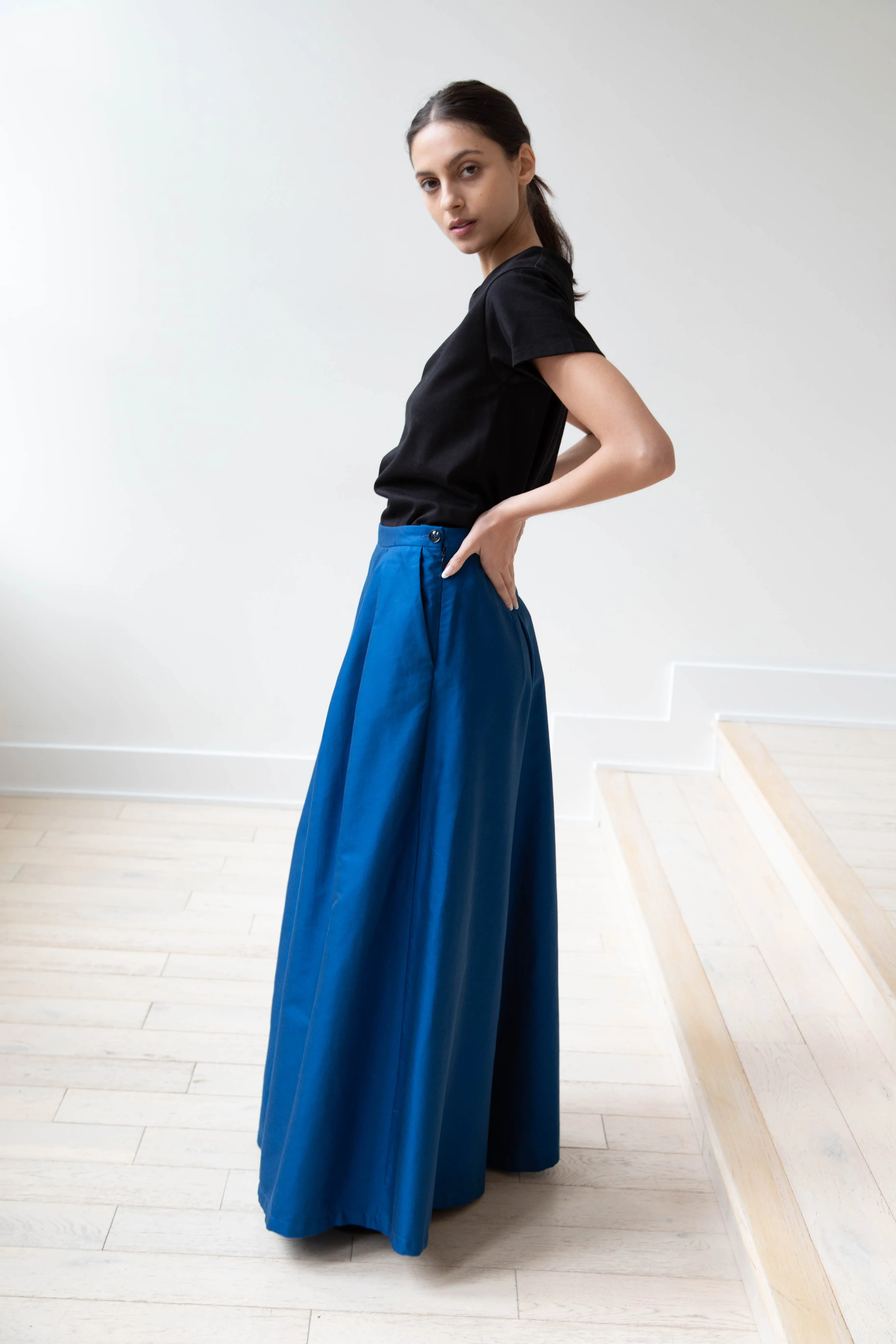 Barena Venezia | Cantú Skirt-Pant in Victoria Blue