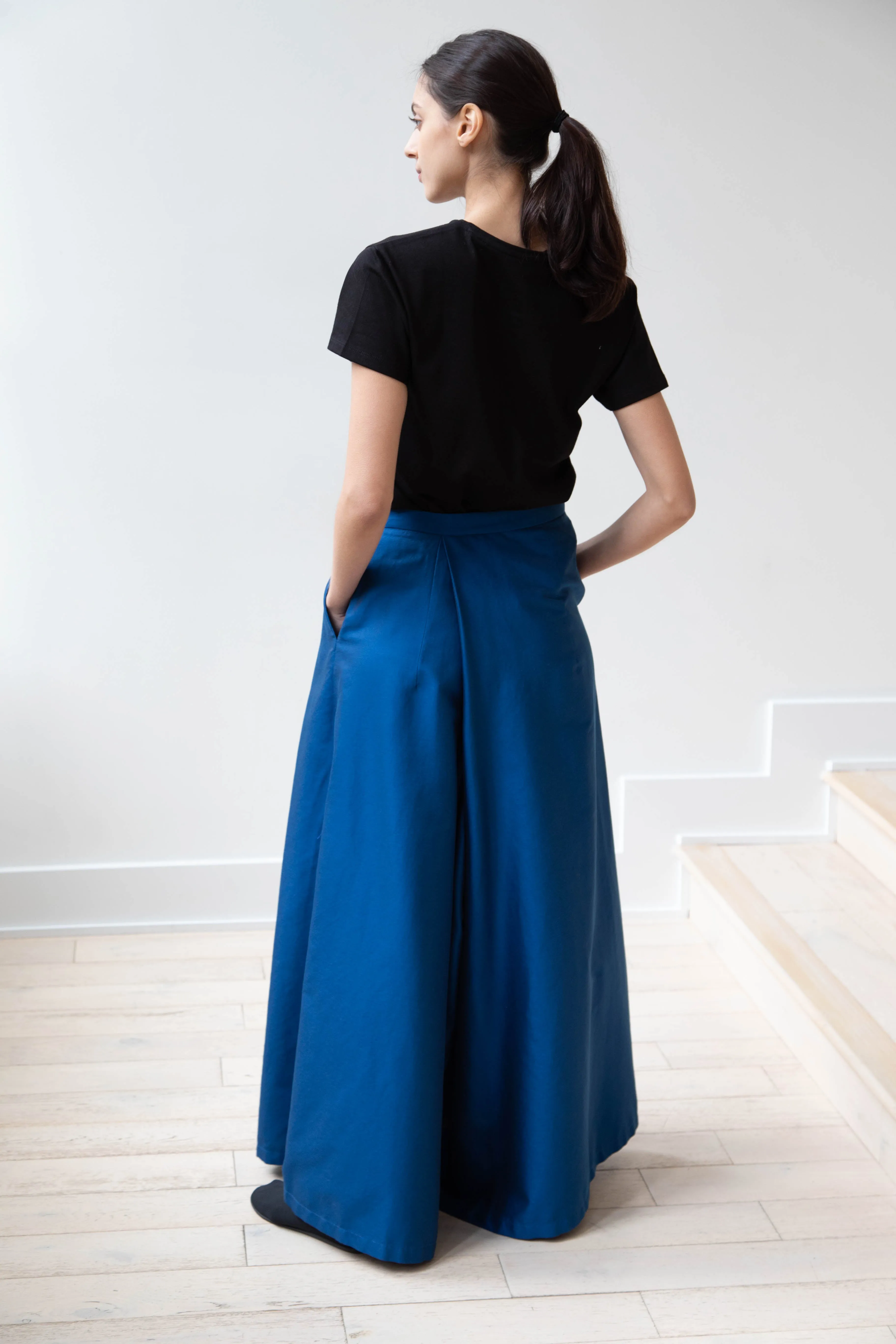 Barena Venezia | Cantú Skirt-Pant in Victoria Blue