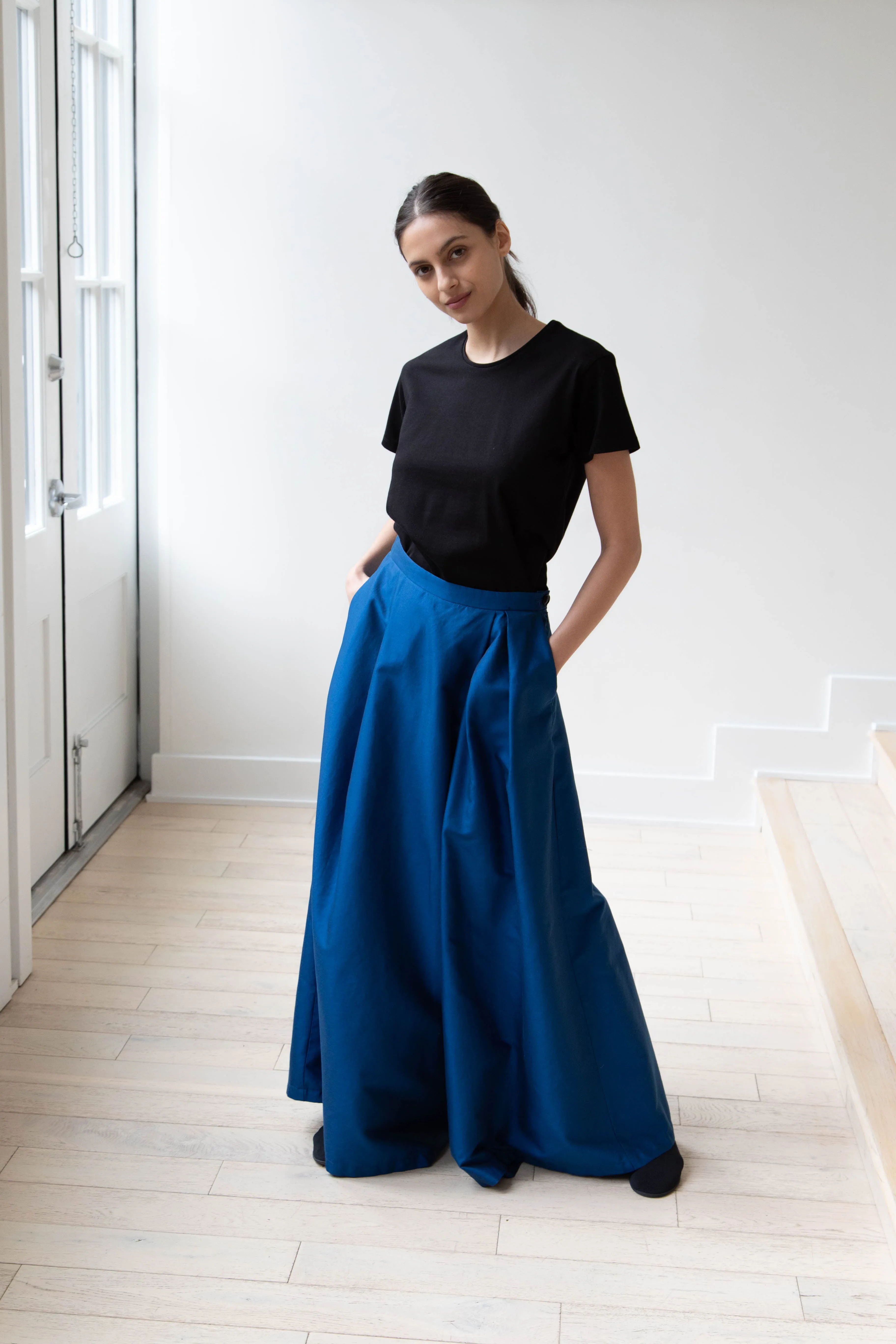 Barena Venezia | Cantú Skirt-Pant in Victoria Blue