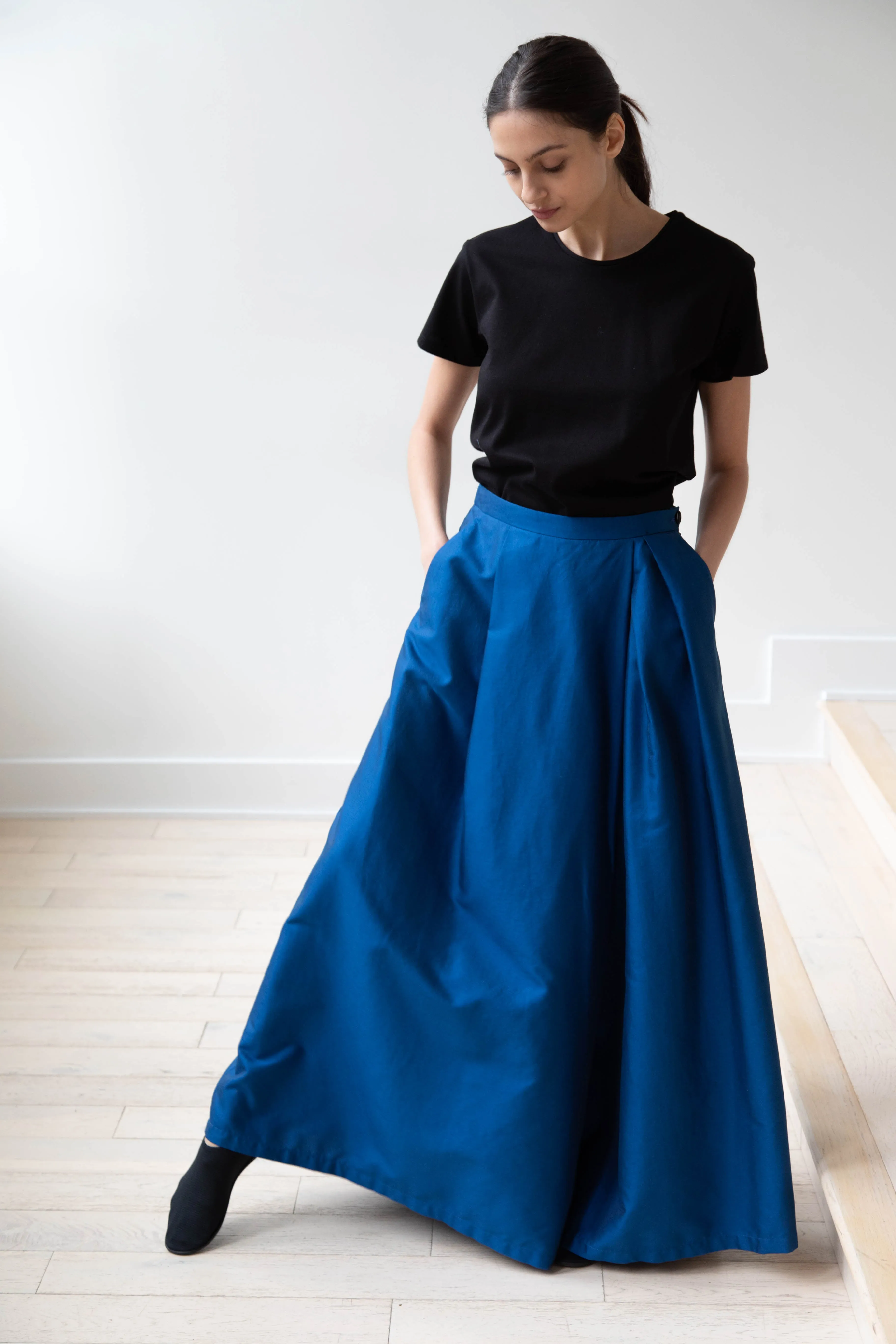 Barena Venezia | Cantú Skirt-Pant in Victoria Blue