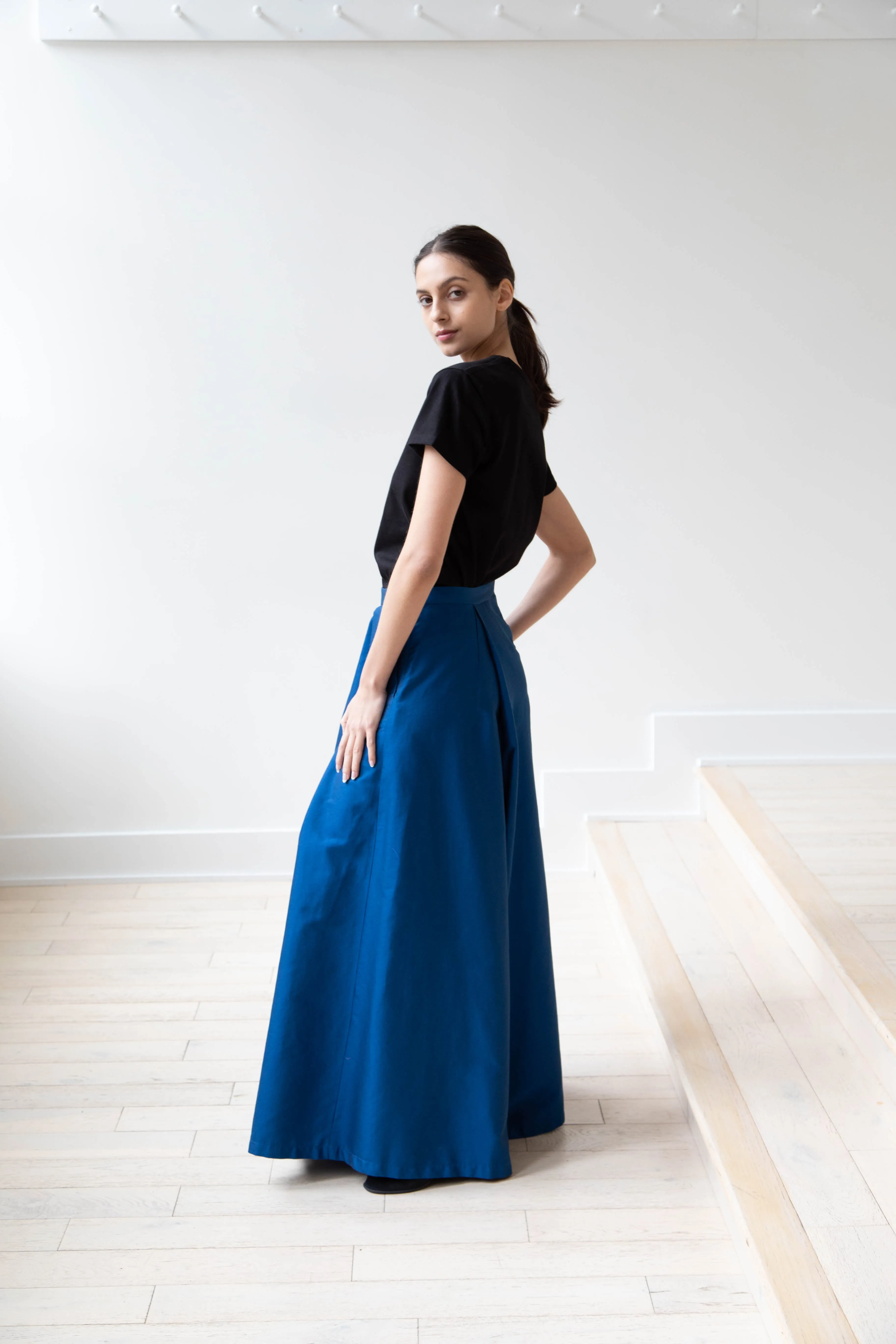 Barena Venezia | Cantú Skirt-Pant in Victoria Blue