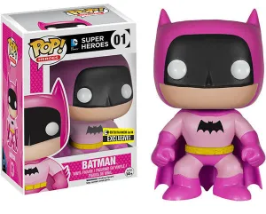 Batman (Pink) 01 - Entertainment Earth Exclusive [Damaged: 7/10] **Sun Bleached**