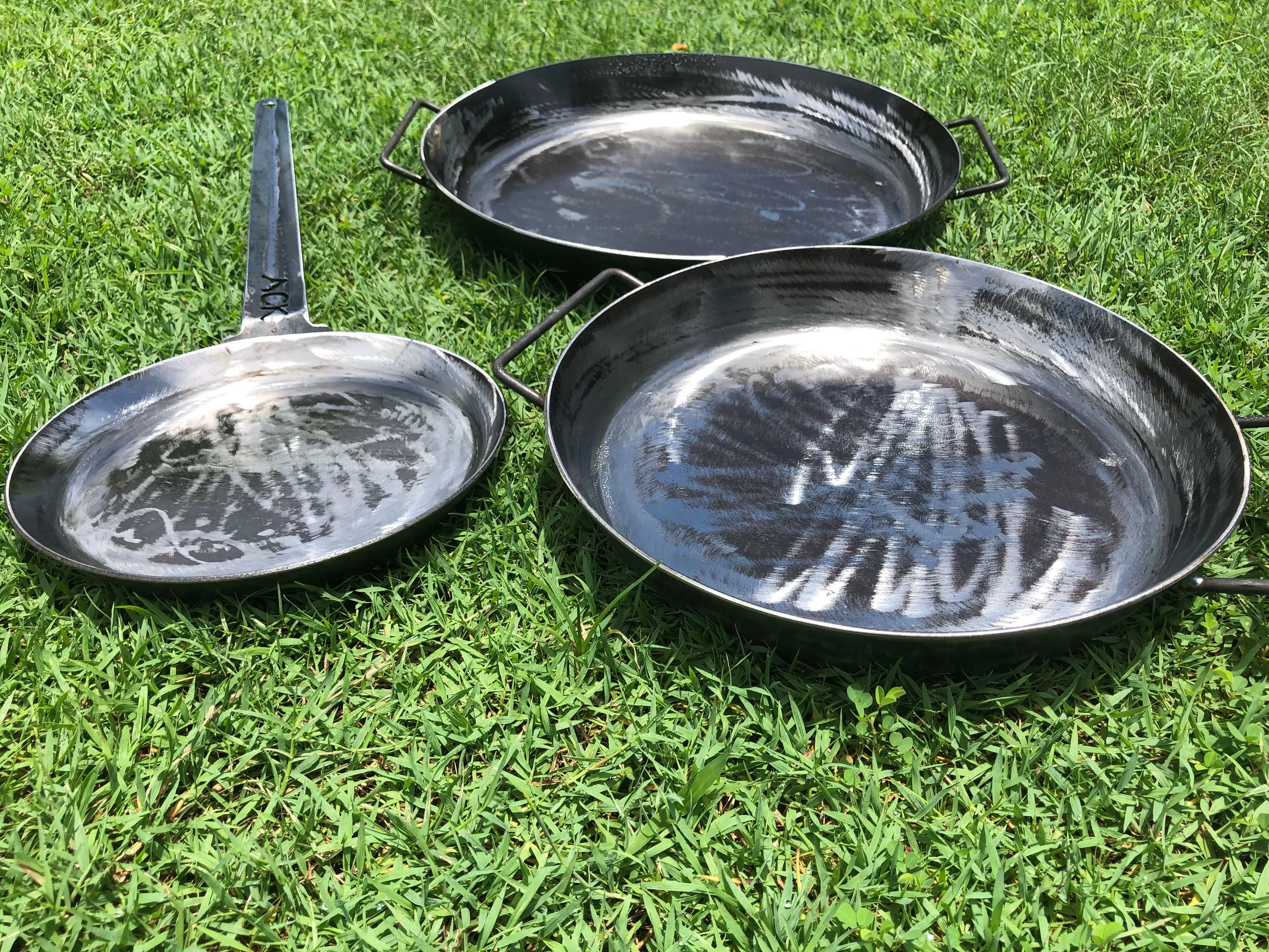 BBQ Pan, Baby Pan & Skillet Triple Pack