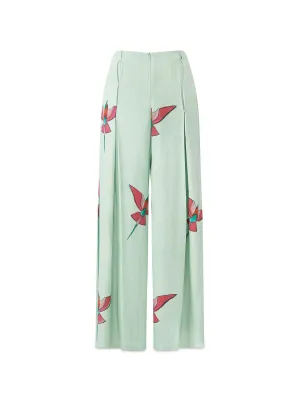 Bee Eater Pleated Palazzo Pants