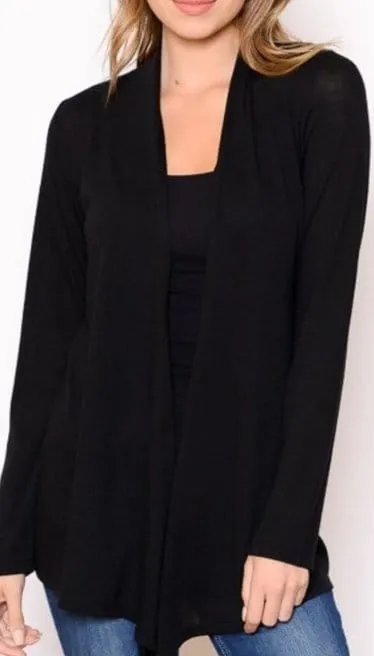 Black Knit Cardigan Sweater