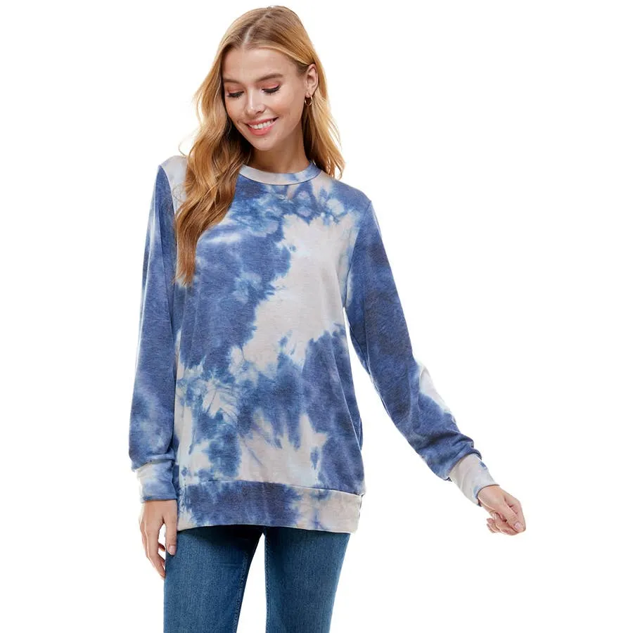 Blue Tie Dye Boy Friend Tunic