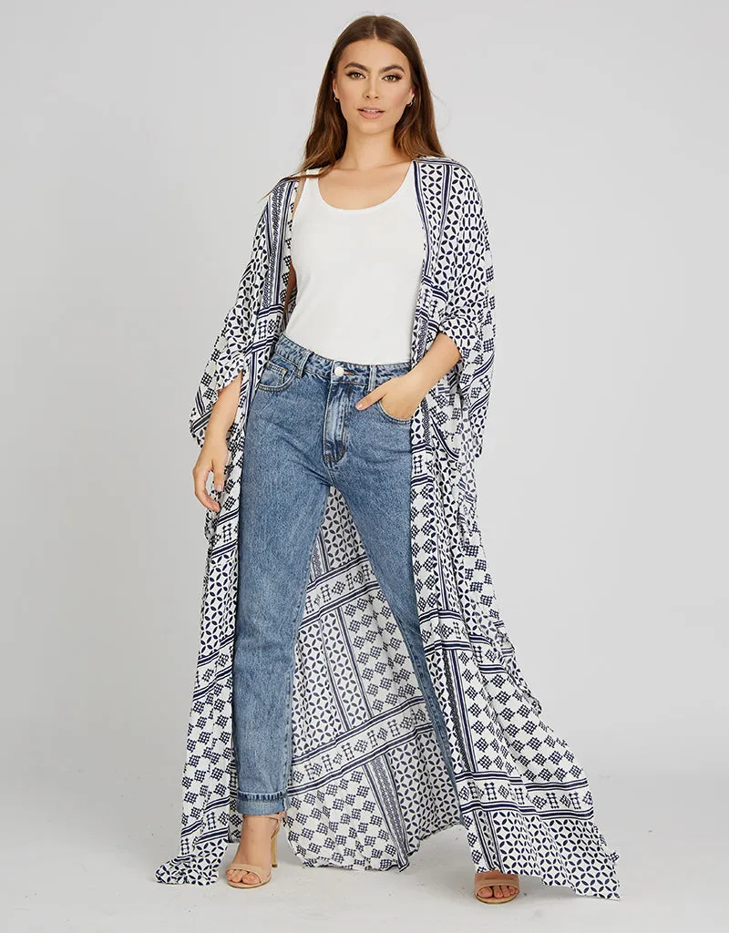 Boho Two Tone Kimono