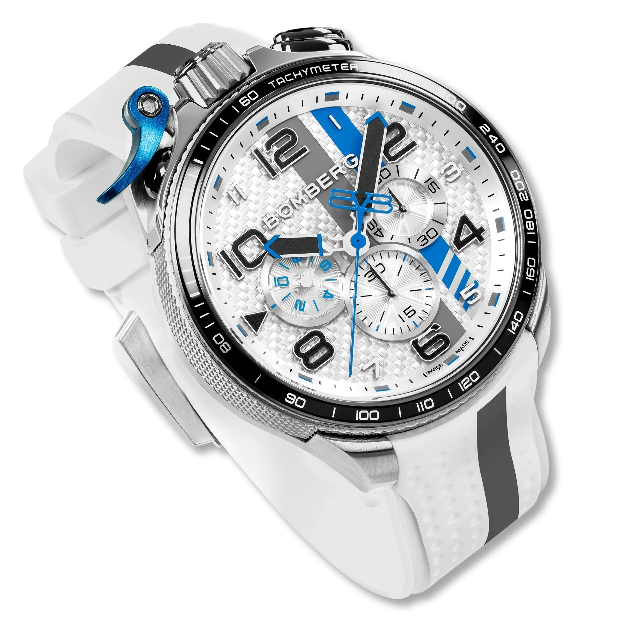 Bomberg Yas Marina Men's White Watch BS45CHSP.059-20.12