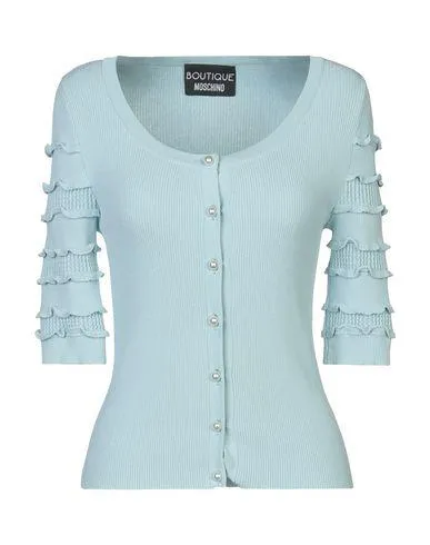 Boutique Moschino Women Cardigan Sky blue 12 UK