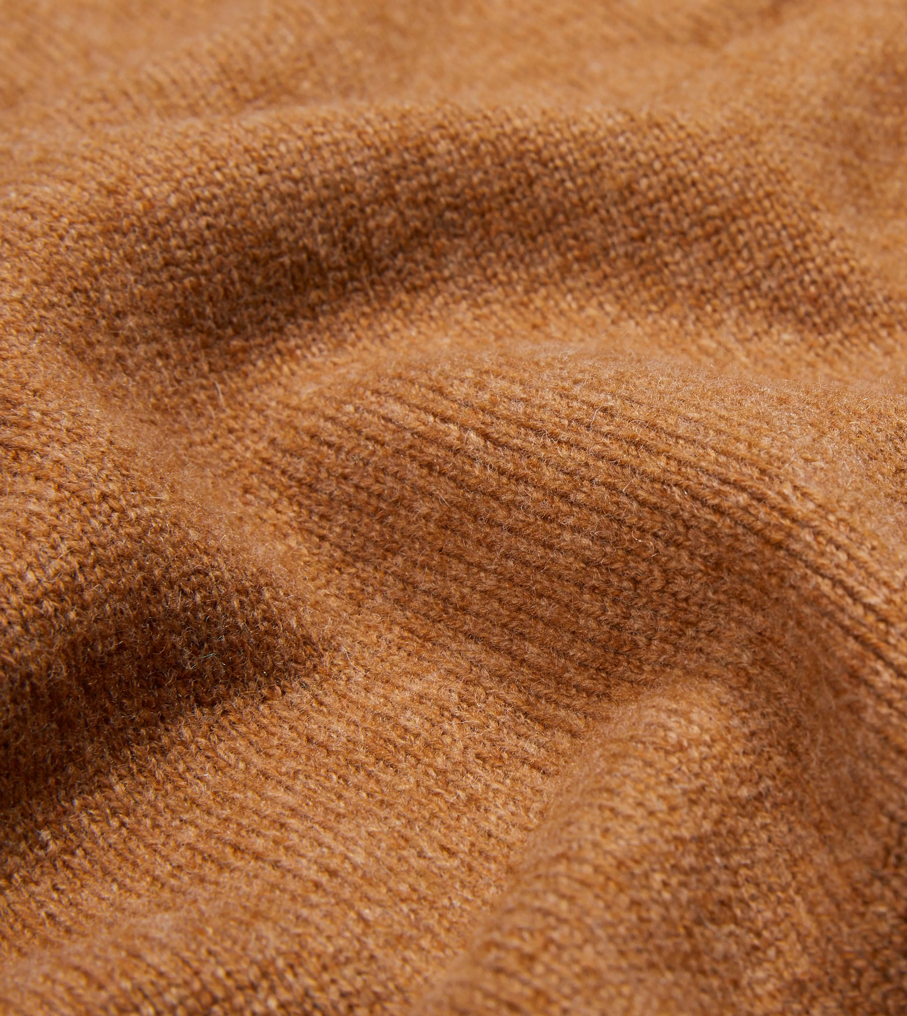 Brown Lambswool 6 Button Cardigan