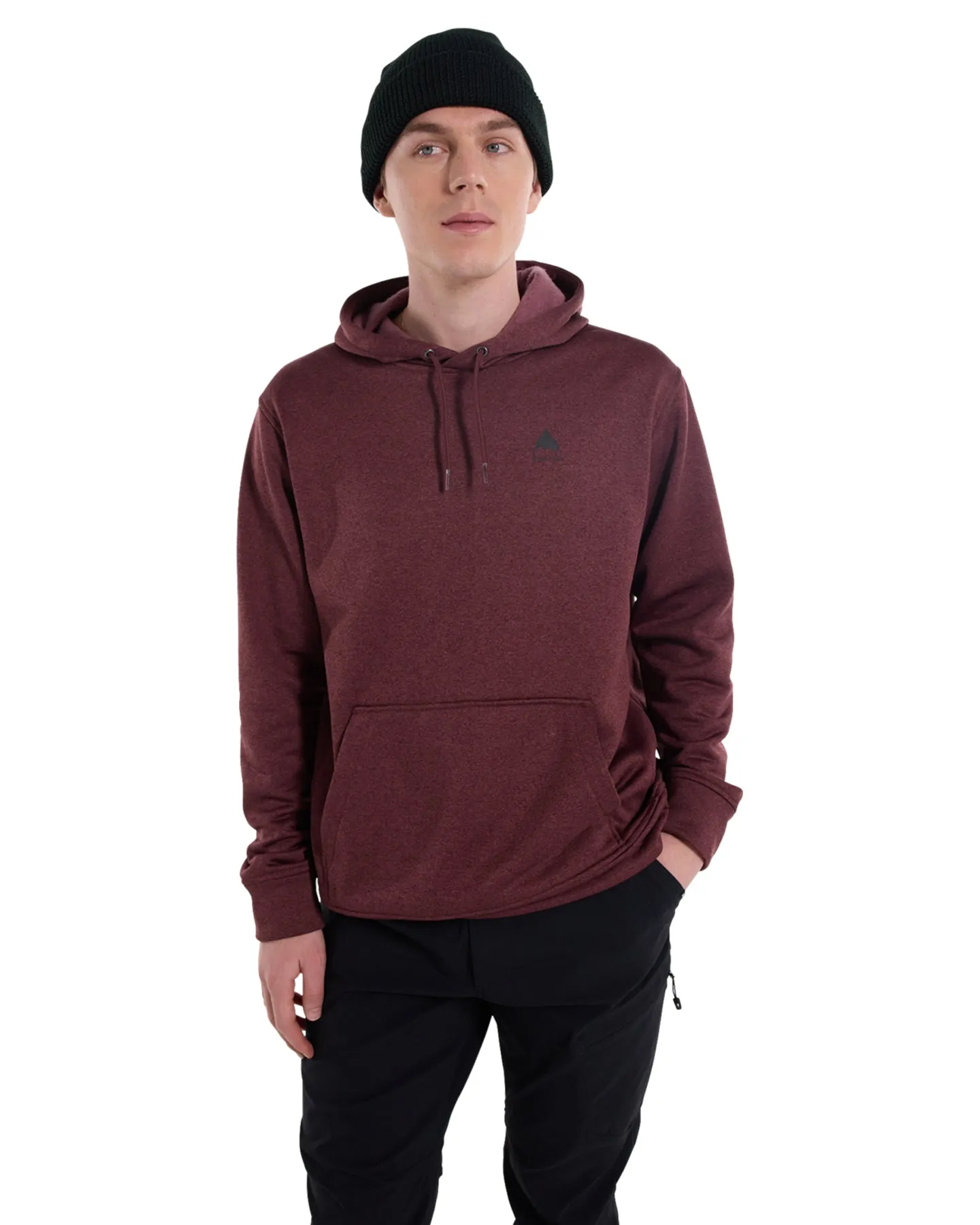 Burton Men's Oak Pullover Hoodie - Almandine Heather