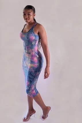 Candy Shop Jean Print Bodycon