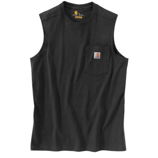 Carhartt Men's Relaxed Fit Sleeveless Pocket Tee