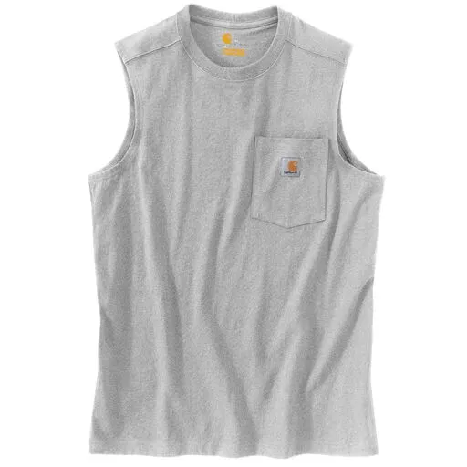 Carhartt Men's Relaxed Fit Sleeveless Pocket Tee