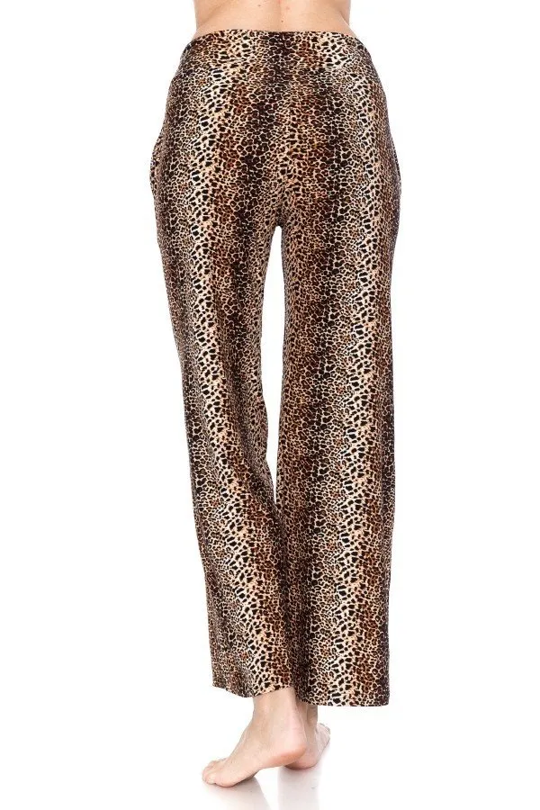 Cheetah Print Soft Lounge Pajama Pants