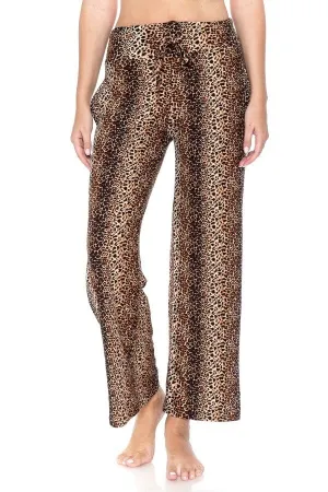 Cheetah Print Soft Lounge Pajama Pants