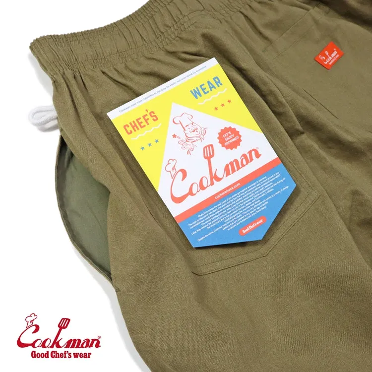 Cookman Chef Pants - Linen : Olive