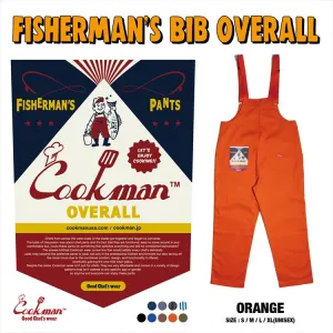 Cookman Fisherman's Bib Overall - Orange