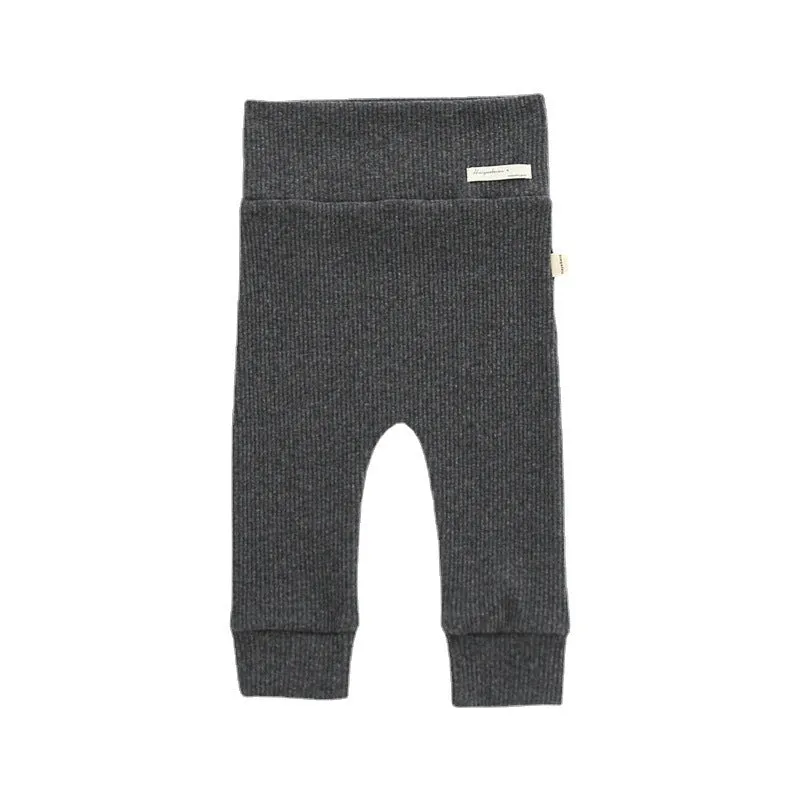 Cotton High Waist Baby Leggings | Pants