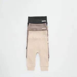 Cotton High Waist Baby Leggings | Pants